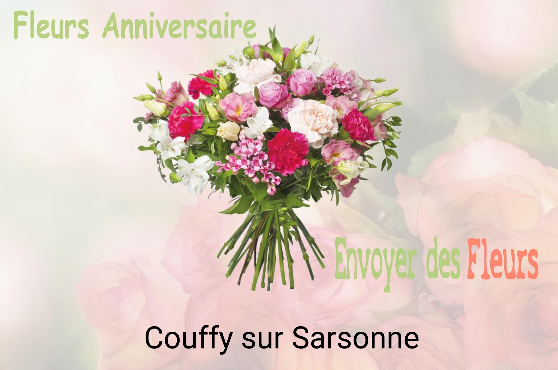 Bouquet de fleurs d’anniversaire livré à Couffy-sur-Sarsonne